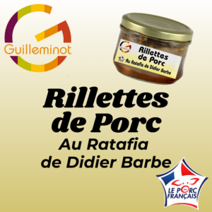 Rillettes de porc au ratafia de Didier Barbe